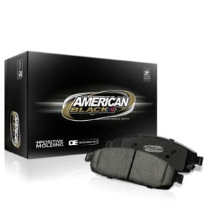 American Black ABD329M Professional Semi-Metallic Rear Brake Pads